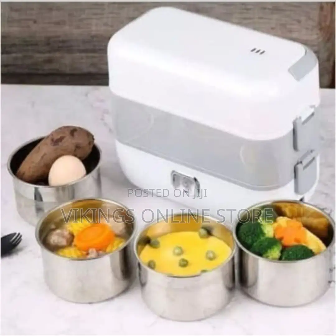 Electric Heating Food Warmer Electric Lunch Box 4 Liners