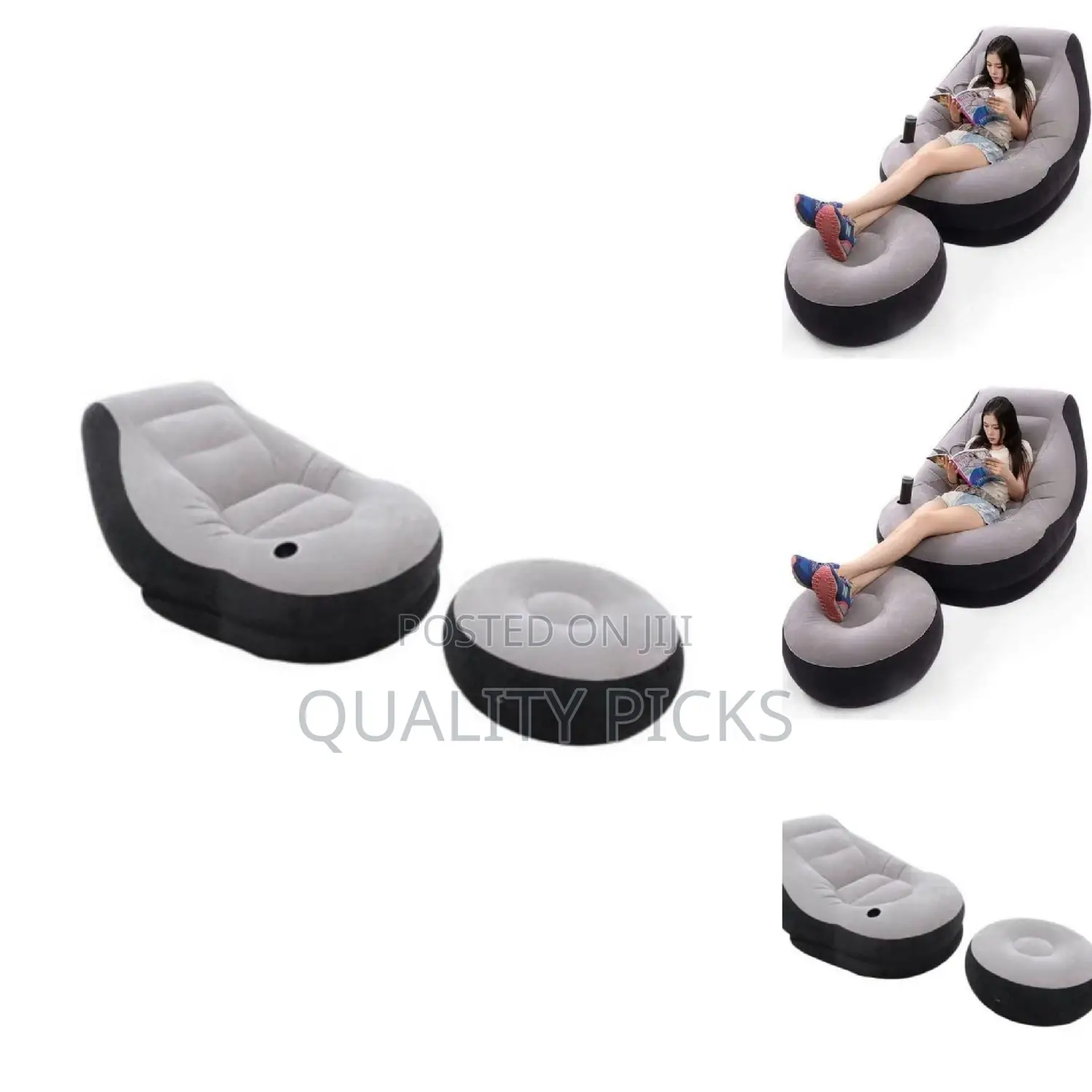2 in 1 Inflatable Air Sofa Chair