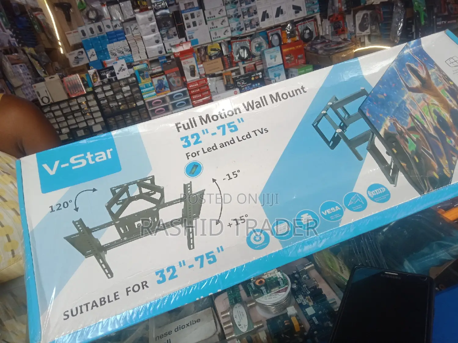 Full Motion Wall Mount From 32-75 Inches