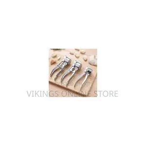 Stainless Steel Garlic Press - Silver