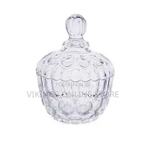 Glass Quality Sugar Bowl - Clear