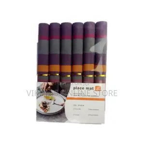 6 PCS Table Place Mats - Multicolour