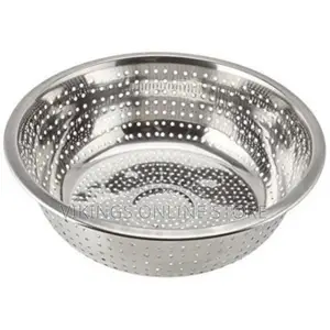 30cm Rice,Vegetable Washing Strainer/Colander- Silver