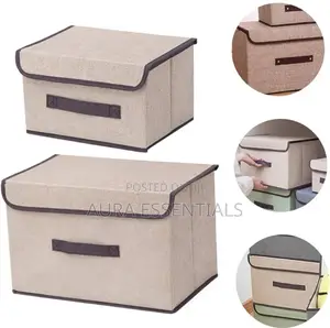 Cube Non- Woven Folding Storage Box