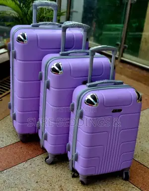 3 PCS Plastic Suitcases