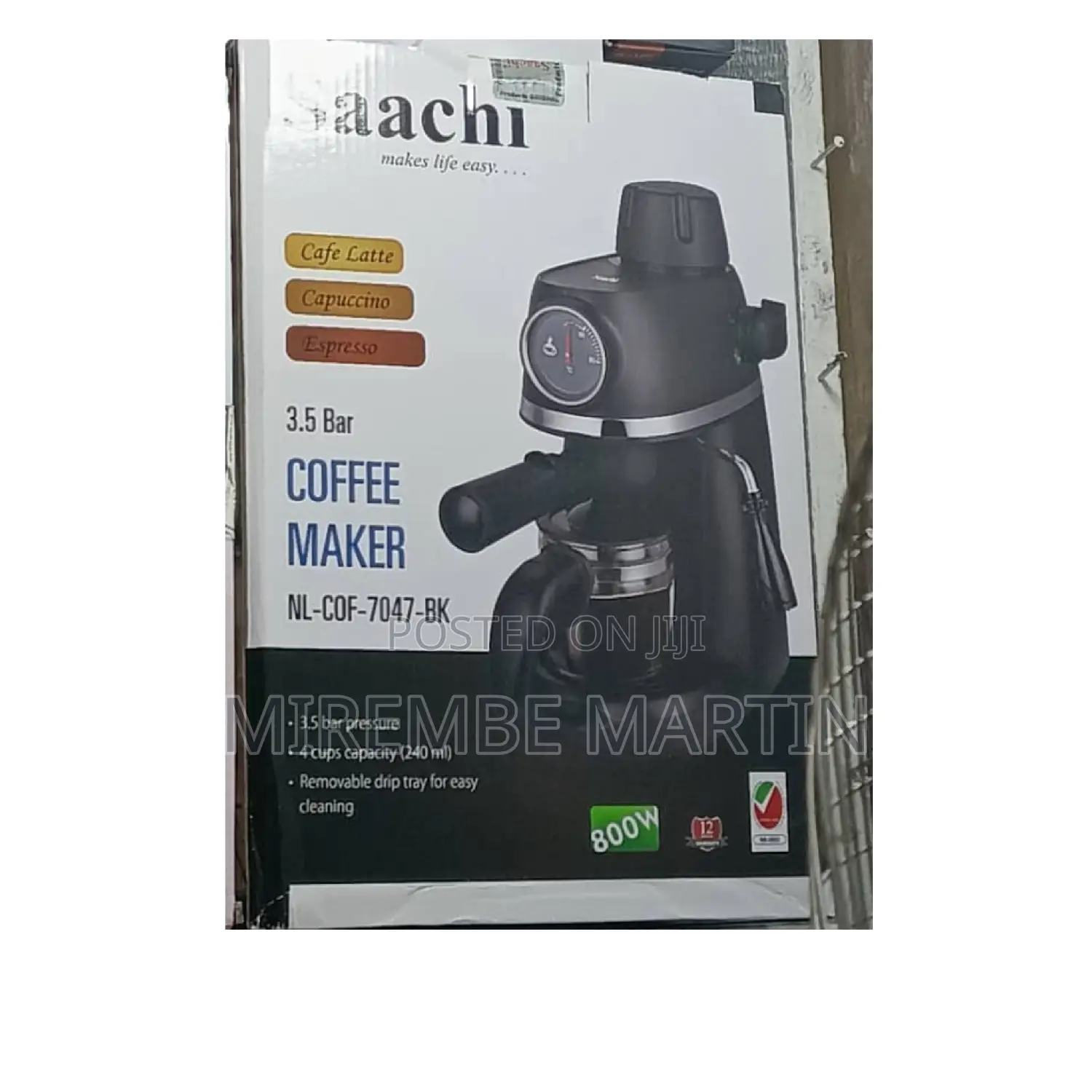 3.5bar Saachi Electric Coffee Maker Machine.