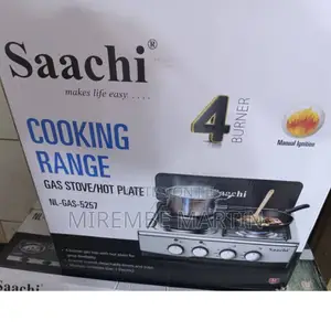 Saachi 4 Burner Cooking Range.