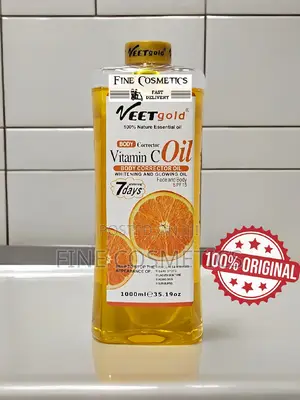VEETGOLD VITAMIN C OIL | 7days Whitening Glowing Body Oil.
