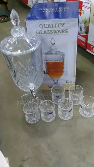 Juice Glass Dispenser Set