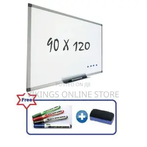 White Board With Marker Eraser 90x120cm