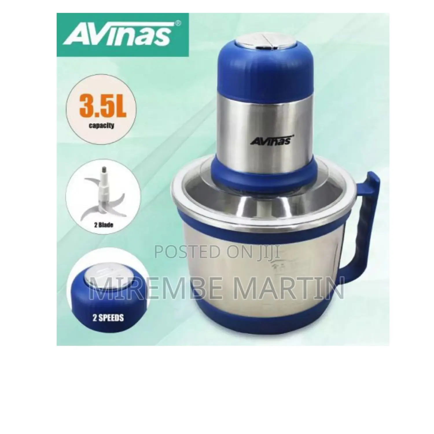 Avinas 3.5L Food Chopper.