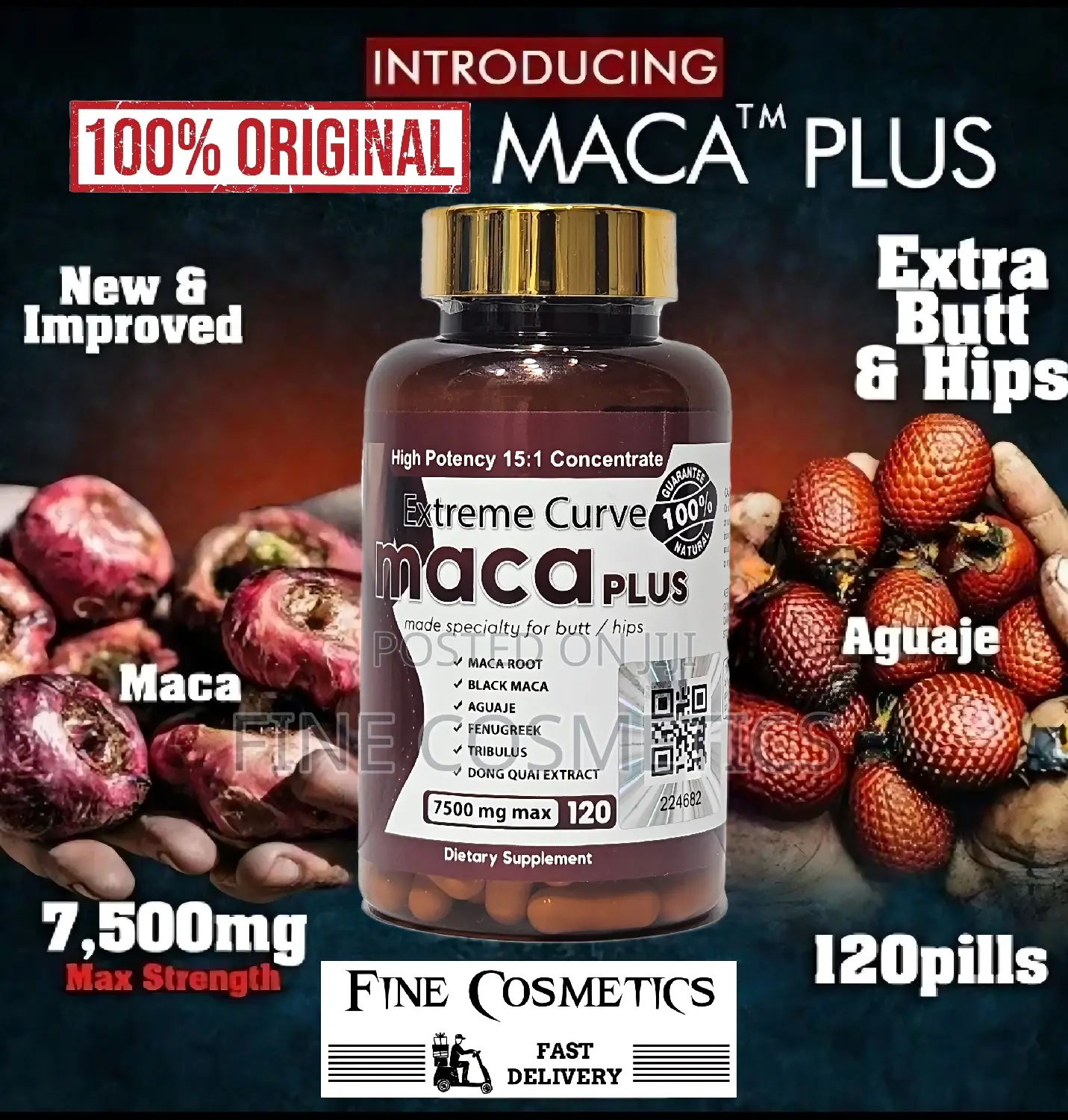EXTREME CURVE MACA PLUS PILLS For Hips And Butt Enlargement