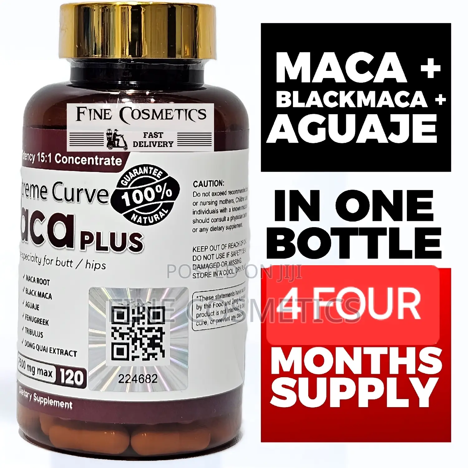EXTREME CURVE MACA PLUS PILLS For Hips And Butt Enlargement