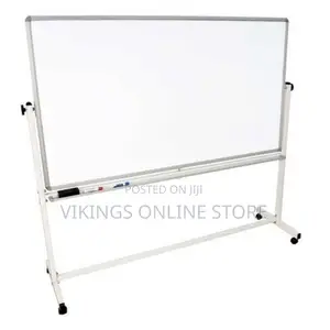 Whiteboard (90cmx120cm) With a Stand Plus Marker Eraser