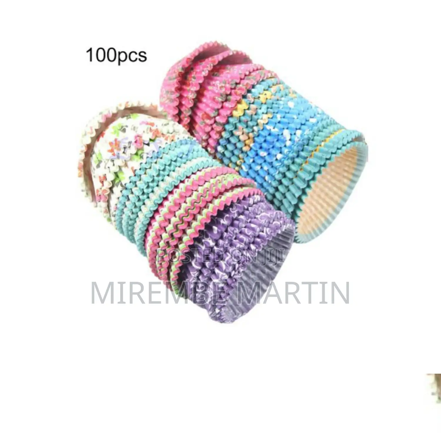 100pcs Colorful Cupcake Liners.