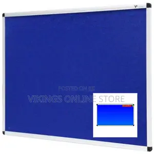 Notice Board - White,Blue 180*90cm