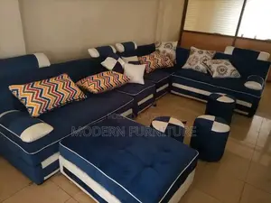 Blue Scofield Sofa Set of 15 Seaters Call Us On