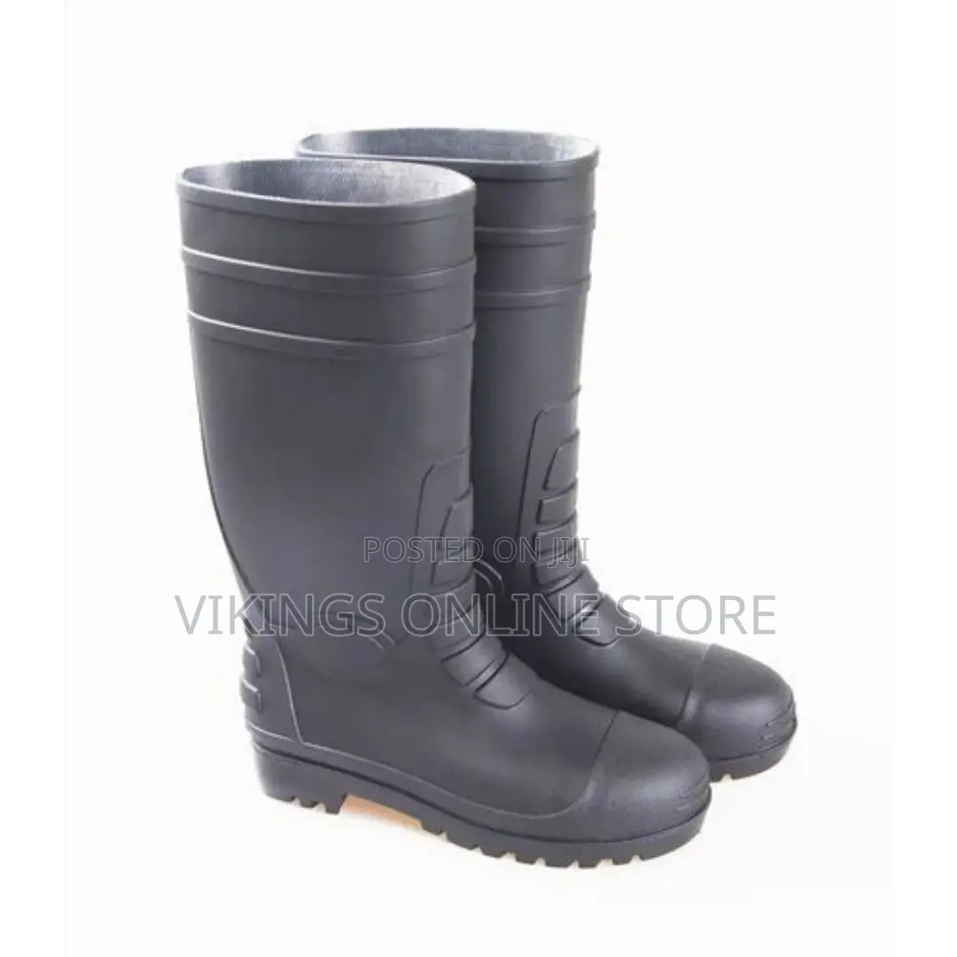 Safety Construction And Factory Gumboots With Steel Toe -