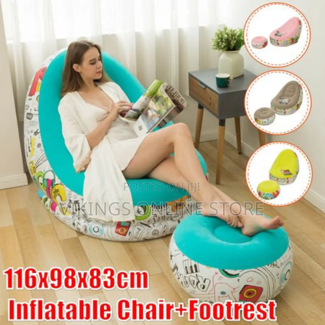 Portable Sofa Modular Inflatable Chair Footrest