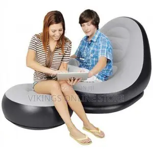 Comfortable Sofar Chair With a Small Sit - Grey, Black
