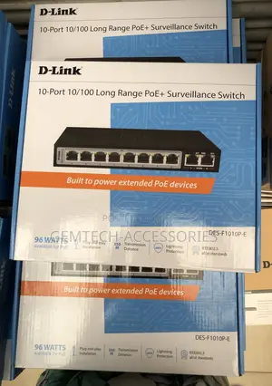 Dlink Des-F1010p-E 8port Switch