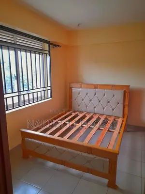 5x6 Cream Leather Bed for Sale