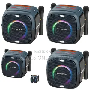 Hopestar Party One 80W RGB Lighting Bluetooth Speaker -
