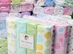 4pcs Baby Receiving Bedsheets – Multicolor