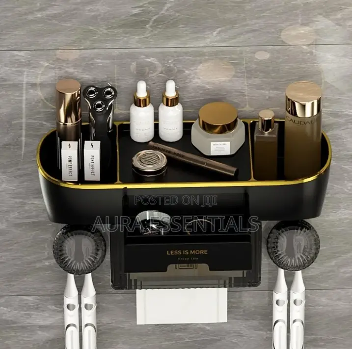 Toothbrush Holder Wall Mounted With Dust-Proof Cover