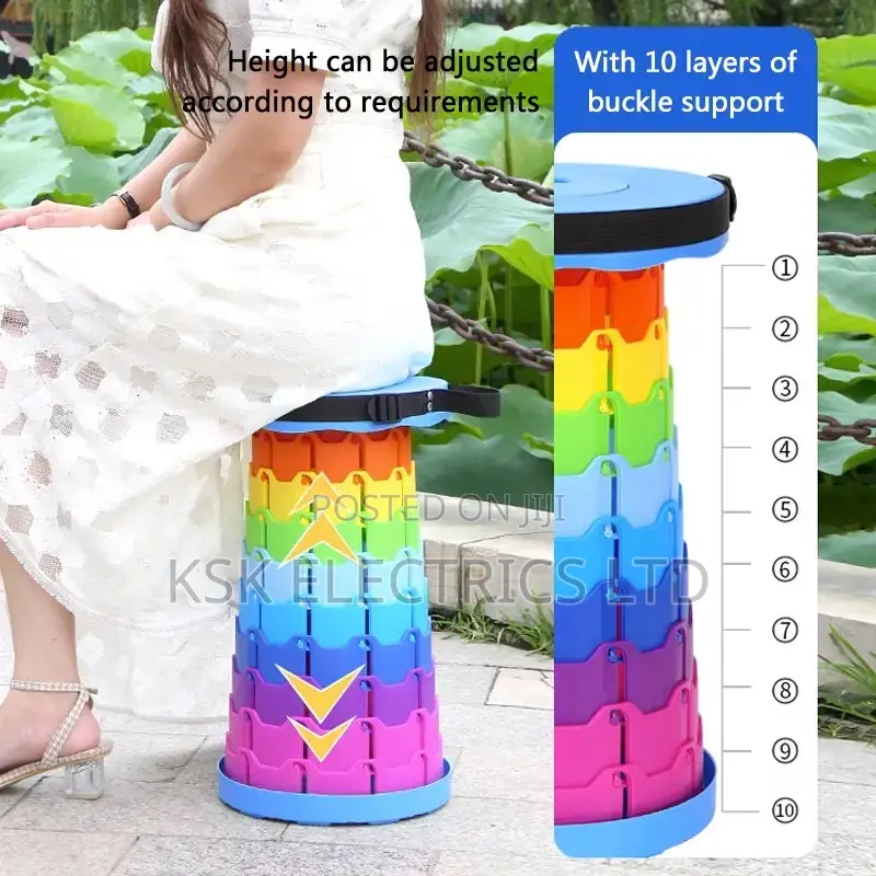 Plastic Folding Stool Adjustable Stool Train High Speedstool