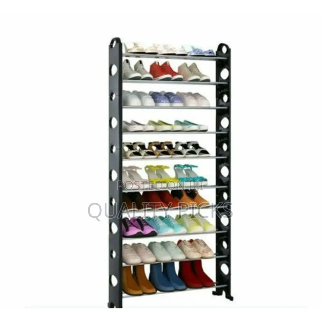 Brand Metallic Shoe Rack