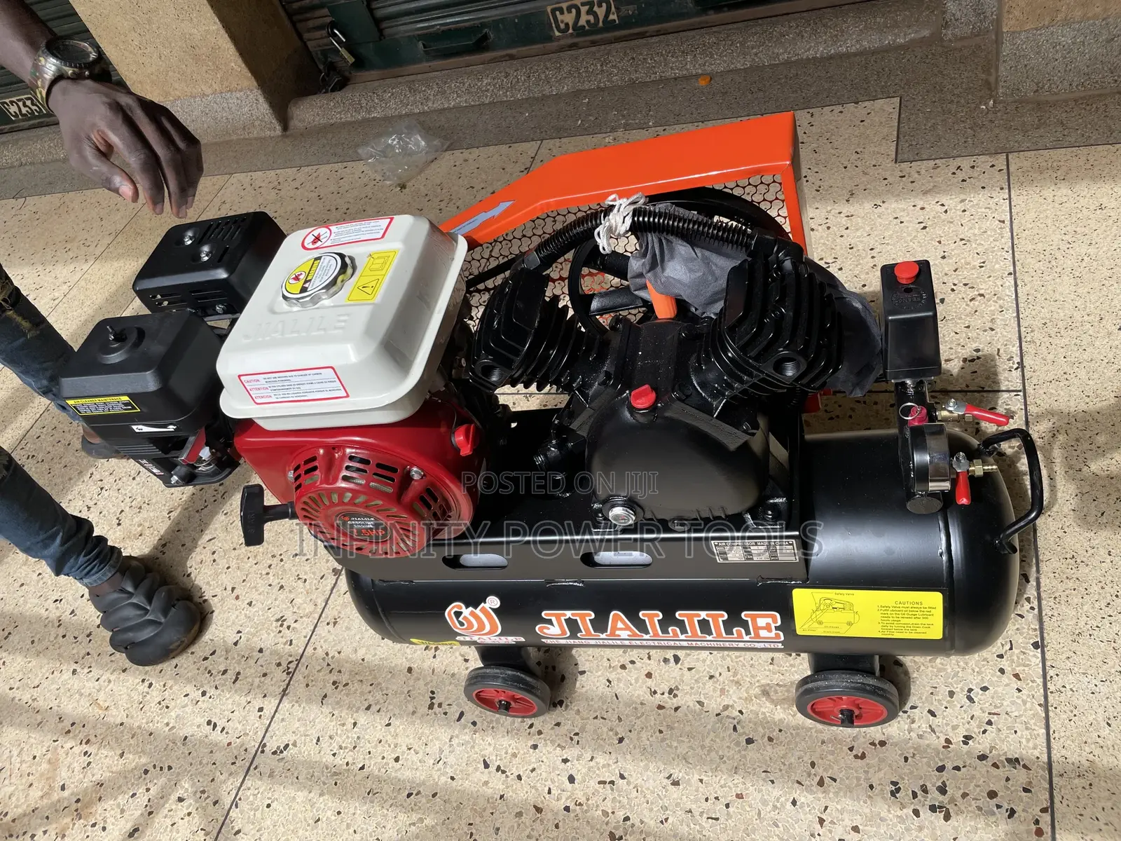 Compressor Jialile 50l, Engine, Double Piston