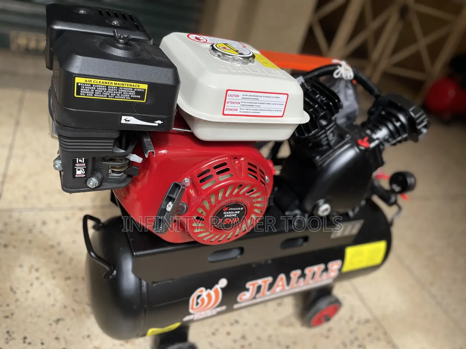 Compressor Jialile 50l, Engine, Double Piston