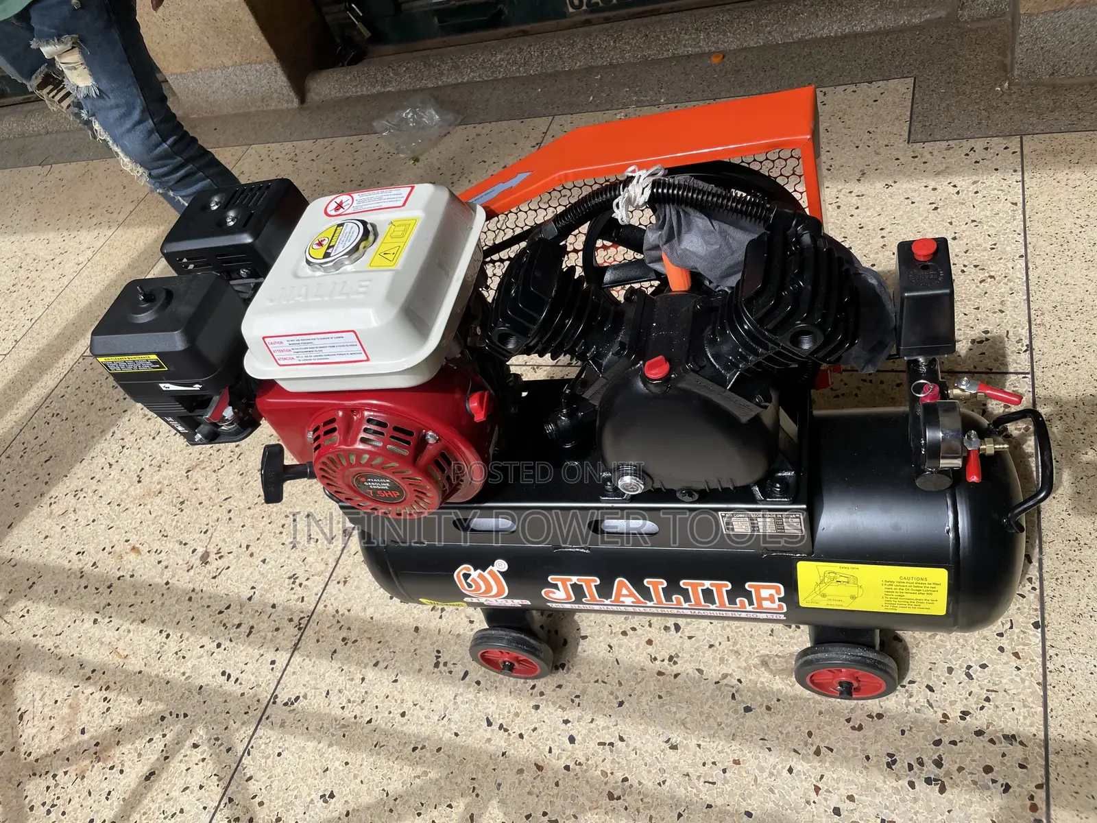 Compressor Jialile 50l, Engine, Double Piston