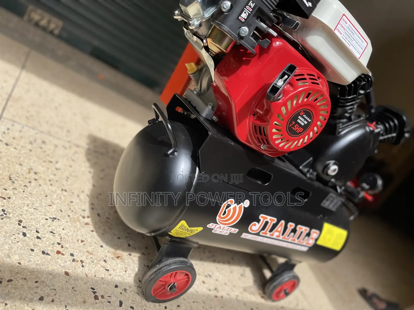 Double Piston Compressor Jialile,50l Engine Gasline