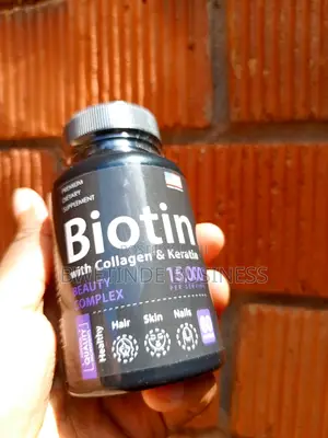 Biotin Vitamins With Collagen Keratin