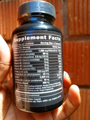Biotin Vitamins With Collagen Keratin