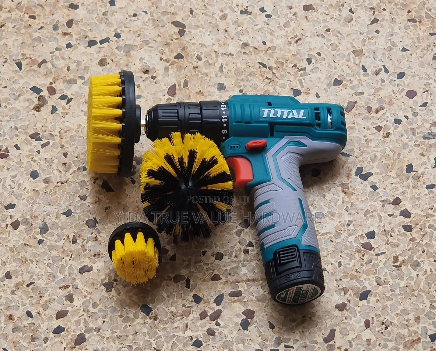 Drill Brush Set Cordless