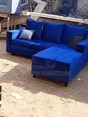 Min L Sofa in Blue Color Call Us