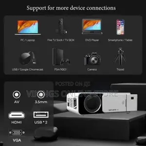 T5 Borrego Built-in Youtube APP Mobile Video Projector -