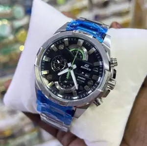Casio Edifice Chronograph for Men - Analog Stainless Steel