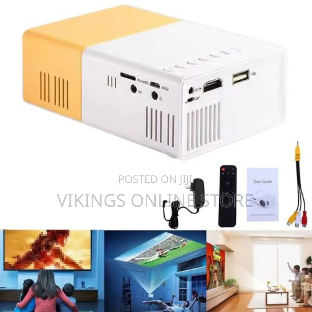 YG300 Mini Projector Audio YG-300 HD USB Mini Projector