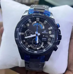 Edifice Casio Quartz Chronograph Wr100m Date Watch Men's
