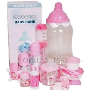 Big Boss 13-in-1 Milk Baby Feeding Bottle Gift Set -Pink