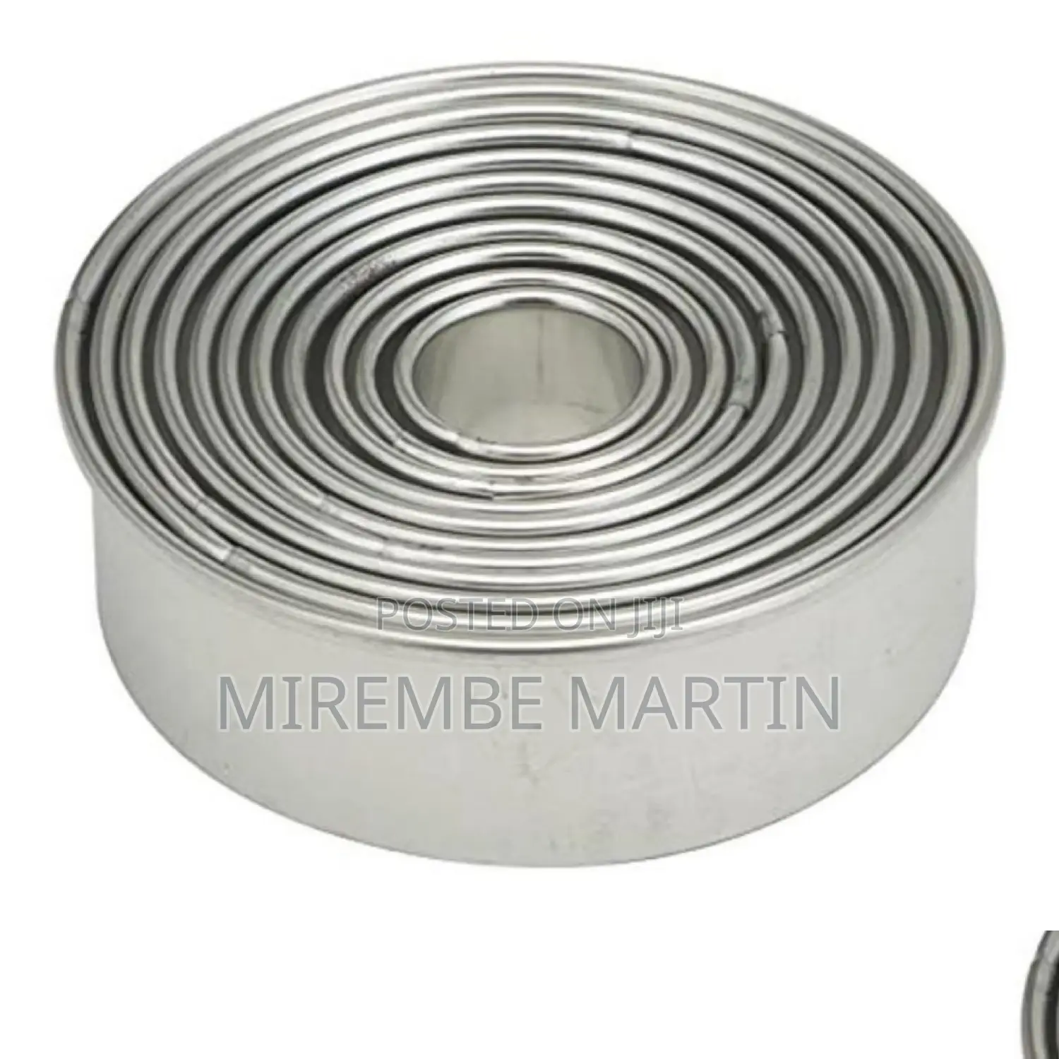 12 PCS Stainless Steel Baking Molds.