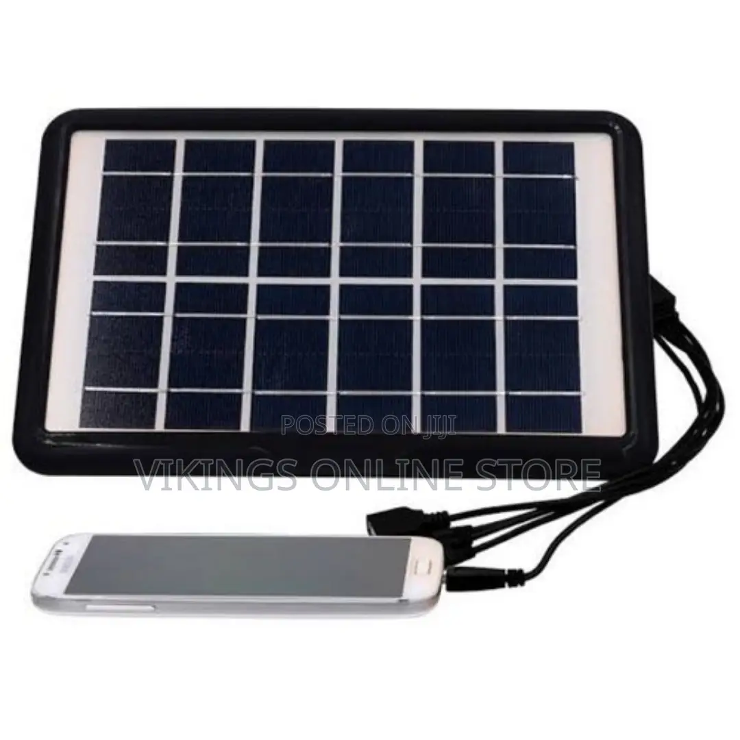Solar Panel 6W 6V - Black
