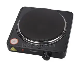 Sonashi Electric Single Solid Hot Plate-Black