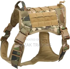 Tactical Service Dog Vest Training Hunting Nylon Adjustable
