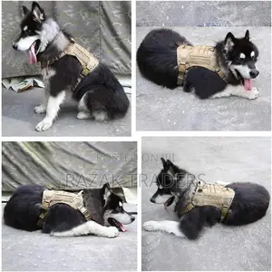 Tactical Service Dog Vest Training Hunting Nylon Adjustable