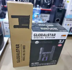 Global Star GS-8803 Home Theater Speaker System 3.1- Black